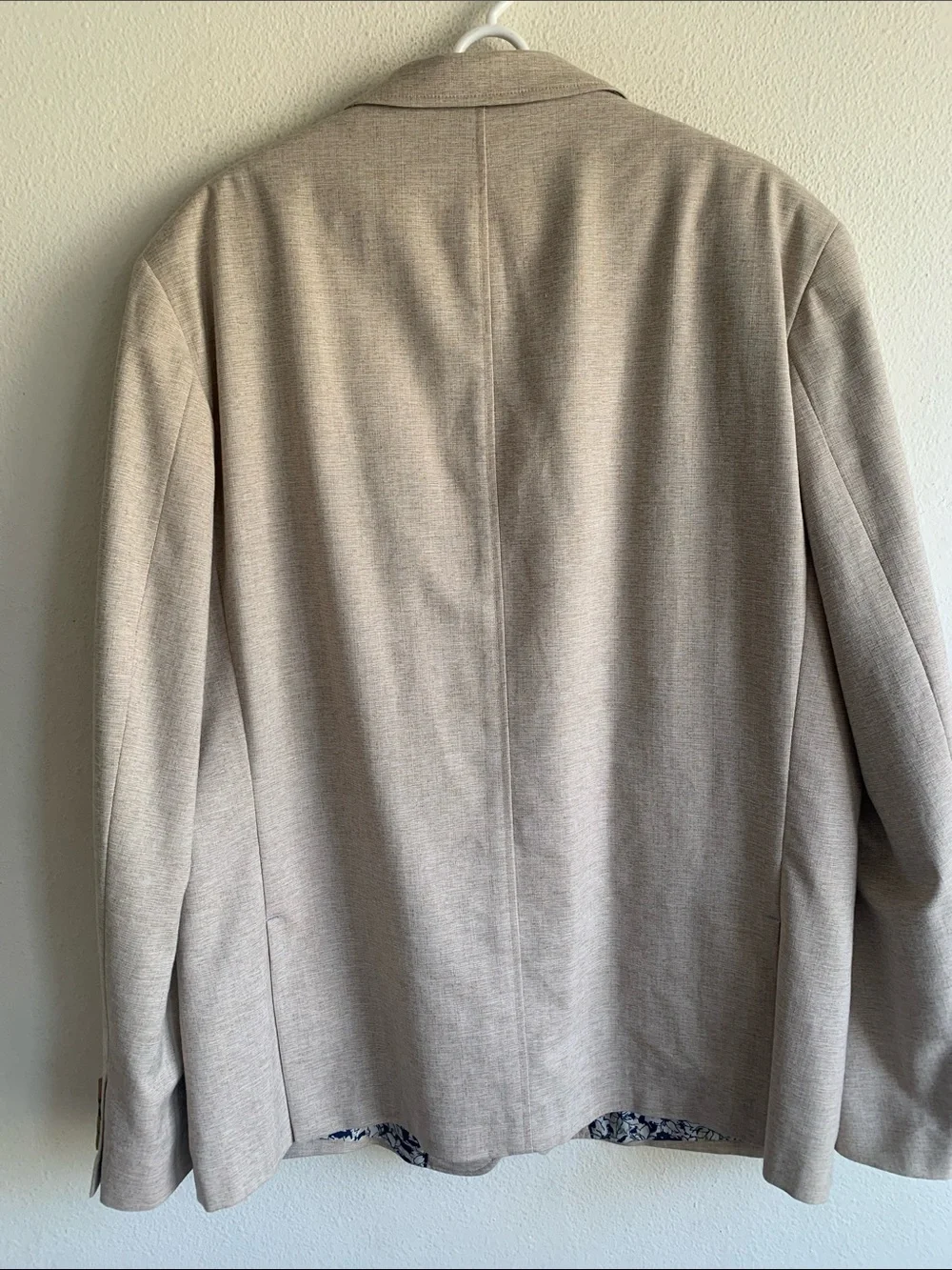 A Fish Named Fred Beige Blazer Men’s Size 46 Suit Jacket